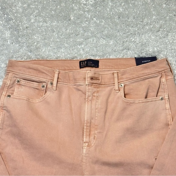 Gap Pink High Rise Vintage Slim Ankle Pants Sz 16 NWT (Flawed) - Picture 5 of 11